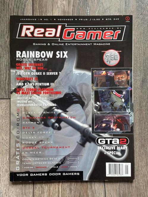 Zeldzame RealGamer Magazine Collectie (1999-2001), Boeken, Tijdschriften en Kranten, Zo goed als nieuw, Ophalen of Verzenden