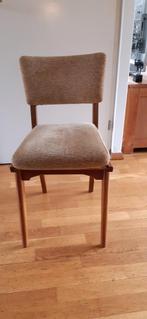 6 Vintage Alfred Cox Eetkamerstoelen, Huis en Inrichting, Stoelen, Ophalen, Hout, Gebruikt, Bruin