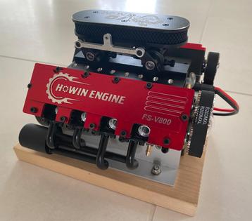 Toyan FS-V800 V8 28cc RC Nitro Engine geassembleerd NIEUW beschikbaar voor biedingen