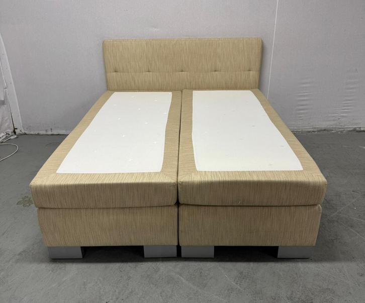 Boxspring 160x200 - Comfortabel & Stijlvol!, Huis en Inrichting, Slaapkamer | Bedden, Zo goed als nieuw, Tweepersoons, 160 cm