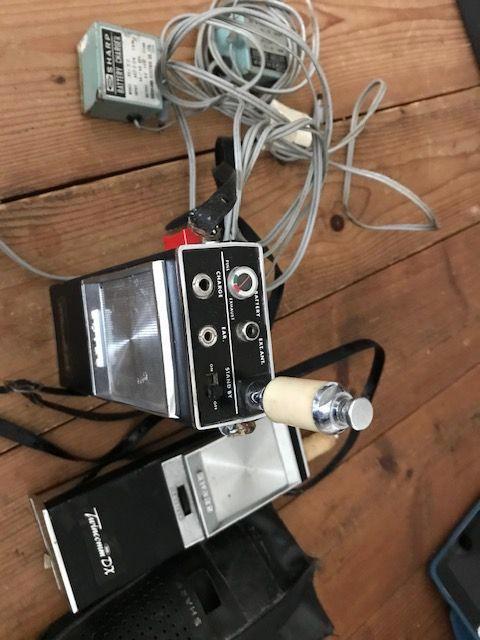 vintage Portofoons Walkie - talkies Sharp, Telecommunicatie, Portofoons en Walkie-talkies, Gebruikt, Minder dan 2 km, Ophalen of Verzenden