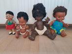 4 donkere pop vintage regal roy mecki egel famosa Afrikaanse, Verzamelen, Ophalen of Verzenden, Zo goed als nieuw, Pop