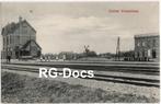 Ansichtkaart - Briefkaart Trein Station Vroomshoop 1914, Verzamelen, Ansichtkaarten | Nederland, Ophalen of Verzenden, Voor 1920