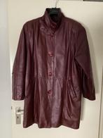 JK bordeaux Leren Driekwart Jas maat XL  / XXL, Kleding | Dames, Jassen | Zomer, Ophalen of Verzenden, Zo goed als nieuw, Maat 46/48 (XL) of groter