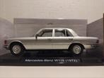 Mercedes Benz 280 SE sedan silver 1972 W116 MCG 1:18 KRD, Ophalen of Verzenden, Zo goed als nieuw, Auto, Overige merken