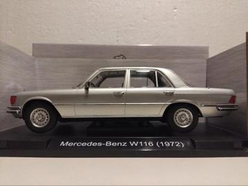 Mercedes Benz 280 SE sedan silver 1972 W116 MCG 1:18 KRD beschikbaar voor biedingen