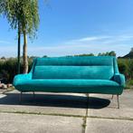 TOTALE LEEGVERKOOP Vintage jaren 50 60 3-zits design bank, Huis en Inrichting, Banken | Bankstellen, Ophalen, Gebruikt, Marco Zanuso