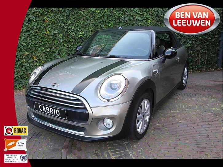 MINI Cabrio 1.5 Cooper Chili F57 met Leer, LED, A.Camera, Na, Auto's, Mini, Bedrijf, Te koop, Cabrio, ABS, Achteruitrijcamera