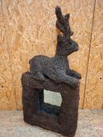 Tuindecoratie , hertje met spiegel, Tuin en Terras, Nieuw, Ophalen of Verzenden, Nvt, Nvt