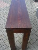 ZWARE TEAK SIDETABLE - WANDTAFEL - TV-MEUBEL 140 cm. FLAMANT, Ophalen, Gielen, Nieuw, Info@houseofcoco.nl