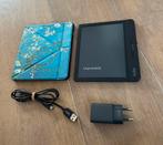 Kobo Libra H2O incl sleepcover, lader en kabel, Computers en Software, E-readers, Ophalen of Verzenden, Zo goed als nieuw, 7 inch