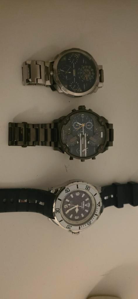 Horloge Collectie: Diesel & Kyboe - Goede Staat, Sieraden, Tassen en Uiterlijk, Horloges | Heren, Ophalen of Verzenden