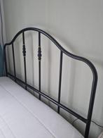 Bedframe + Lattenbodem 140x200, Huis en Inrichting, Slaapkamer | Bedden, Ophalen, Zwart, 140 cm, Zo goed als nieuw