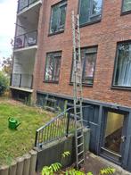 Aluminium Uitschuifladder - 2x12 treden, Doe-het-zelf en Verbouw, Ladders en Trappen, Ophalen
