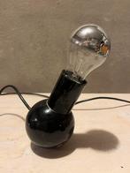 Vintage zwarte tafellamp, Antiek en Kunst, Ophalen