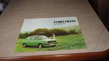Folder  FORD  FIESTA  ,  12-1976 beschikbaar voor biedingen