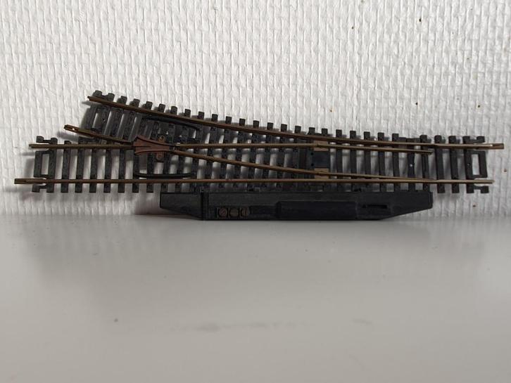 ROCO H0 14540P MS El. wissel Rechts gepolariseerd puntstuk, Hobby en Vrije tijd, Modeltreinen | H0, Gebruikt, Rails, Gelijkstroom