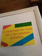 SCHILDERIEJEN EN RUZIE MO-J VAN WIEDTEN BEKIEKEN, Ophalen of Verzenden