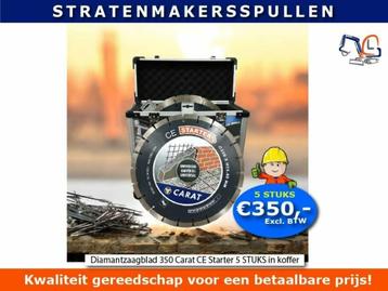 Diamantzaagblad 350 Carat CE Starter 5 STUKS in koffer OP=OP beschikbaar voor biedingen
