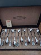 Antieke zilveren gero theelepels in originele doos, Antiek en Kunst, Antiek | Bestek, Ophalen of Verzenden