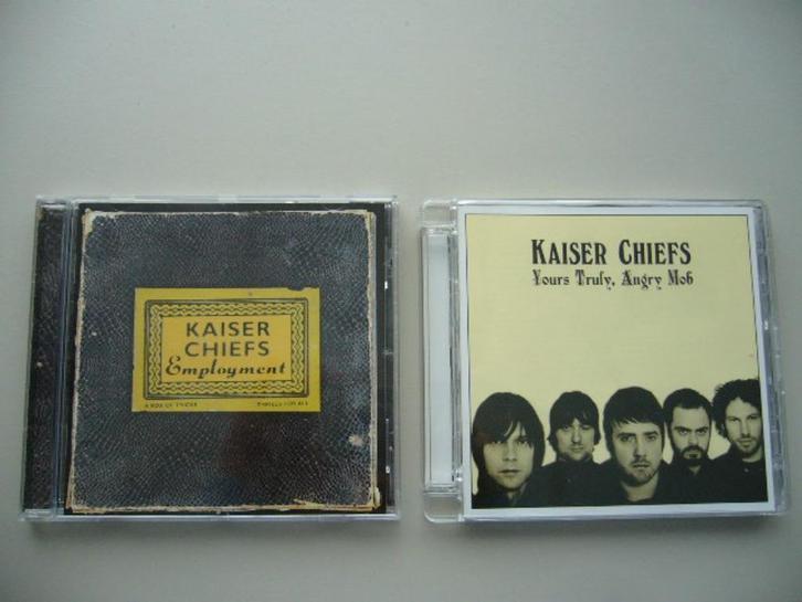 Kaiser Chiefs - Employment en Yours Truly Angry Mob, Cd's en Dvd's, Cd's | Rock, Zo goed als nieuw, Poprock, Ophalen of Verzenden