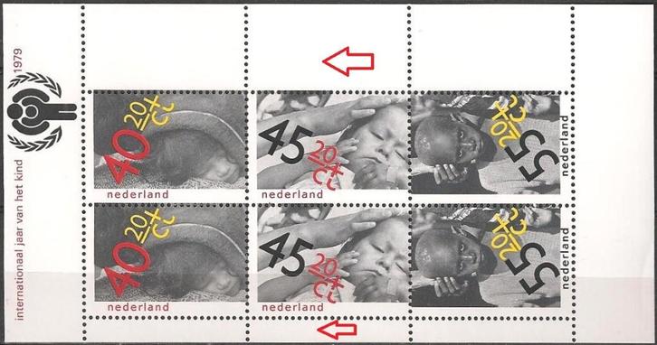 Kinder blok 1190 druktoeval b XXX. ADV. no.34 I., Postzegels en Munten, Postzegels | Nederland, Postfris, Na 1940, Verzenden