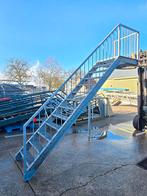 Stalen trap met bordes gegalv hoog 2.7mtr nor010, Ophalen of Verzenden, 2 tot 4 meter