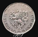 Te koop 2 Tsjechische kronen munt uit 1993., Ophalen of Verzenden, Overige landen, Losse munt