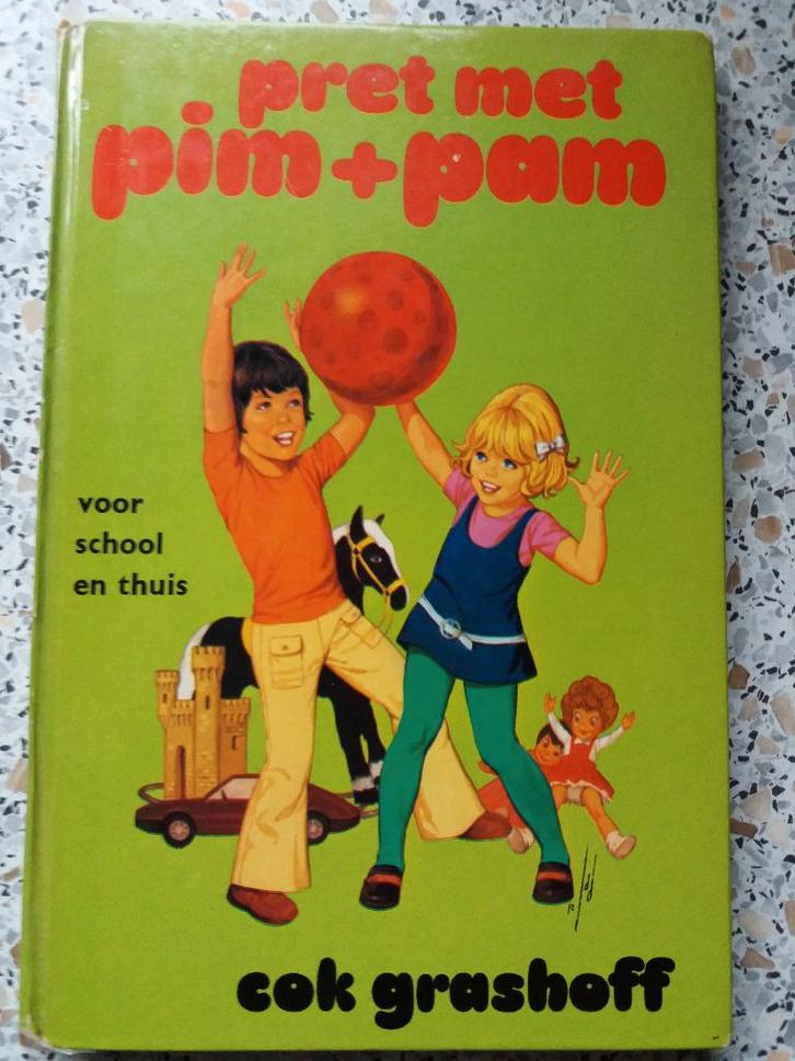 Pret met "Pim + Pam", geschreven door : Cok Grashoff., Boeken, Kinderboeken | Kleuters, Gelezen, Non-fictie, 5 of 6 jaar, Jongen of Meisje