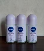 Nieuw 3x nivea deo dubbel effect - anti transpirant, Ophalen of Verzenden, Nieuw, Deodorant of Bodyspray
