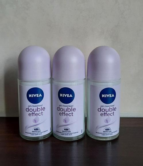 Nieuw 3x nivea deo dubbel effect - anti transpirant, Sieraden, Tassen en Uiterlijk, Uiterlijk | Lichaamsverzorging, Nieuw, Deodorant of Bodyspray
