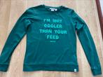 Groene sweater/ trui van NIK&NIK maat 16/176, Meisje, Trui of Vest, Nik&Nik, Ophalen of Verzenden