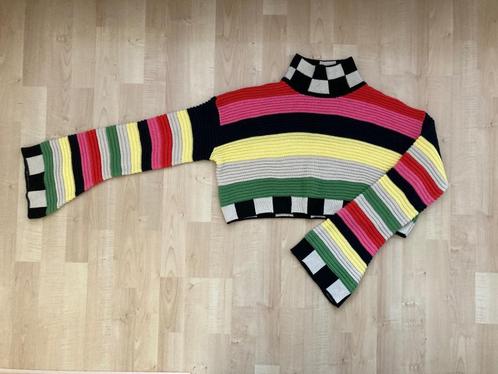 Z.g.a.n. STIEGLITZ cropped trui, multikleur, mt M, Kleding | Dames, Truien en Vesten, Zo goed als nieuw, Maat 38/40 (M), Ophalen of Verzenden
