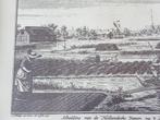 Jan Caspar Philips gravure Veengronden Amsterveen Amstelveen, Antiek en Kunst, Kunst | Etsen en Gravures, Verzenden