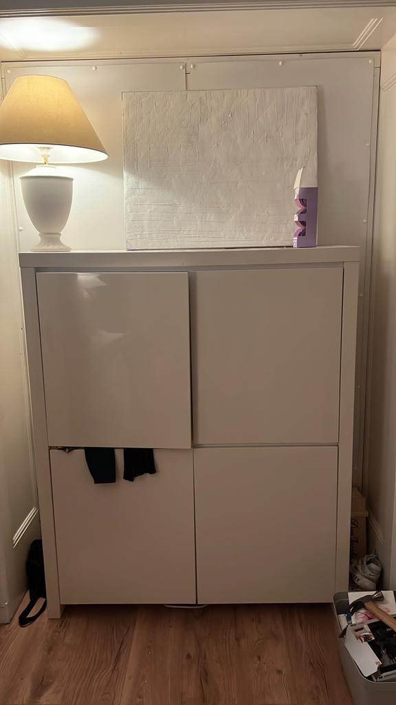 Kast, Huis en Inrichting, Kasten | Boekenkasten, Gebruikt, 50 tot 100 cm, 100 tot 150 cm, 25 tot 50 cm, Met deur(en), Overige materialen