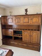 wand-servies kast, Ophalen, Eikenhout, Zo goed als nieuw, 200 cm of meer