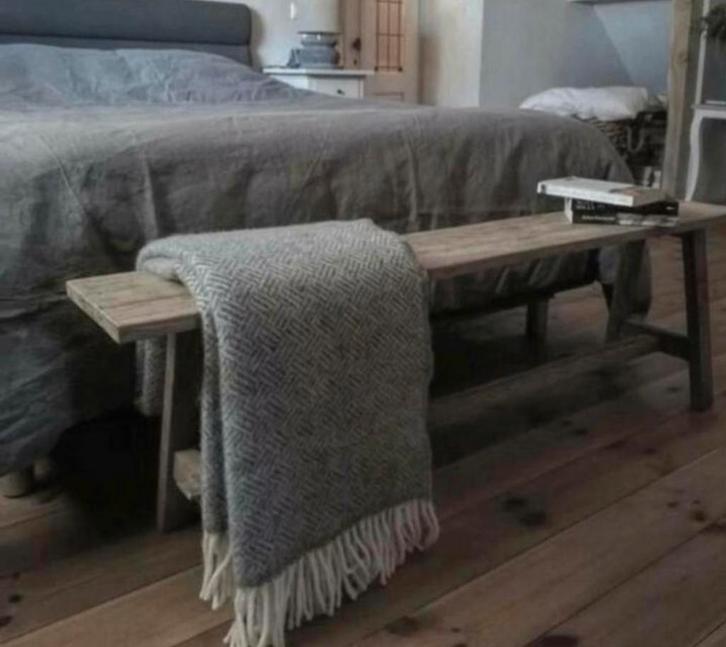 ~Stoer Sober Landelijk Houten XXL Bankje~, Huis en Inrichting, Woonaccessoires | Overige, Zo goed als nieuw, Ophalen of Verzenden