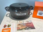 Nieuwe Le Creuset braadpan 2 in 1 Oyster 26 cm in de doos, Gietijzer, Nieuw, Ophalen of Verzenden, Keramische plaat