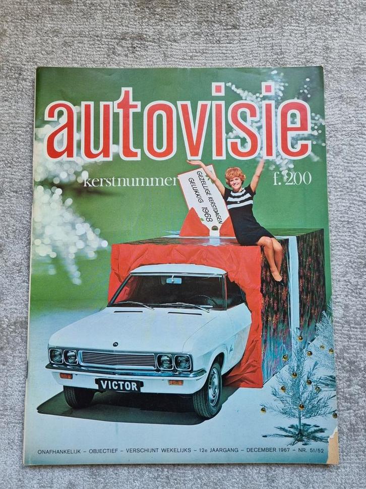 Autovisie Kerstnummer 1967, Boeken, Auto's | Folders en Tijdschriften, Gelezen, Ophalen of Verzenden