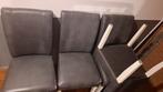 Te koop 4 eetkamer stoelen, Ophalen, Gebruikt, Leer, Vier