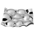 schaal Leonardo puliga decoratie schaal 30 x 30 cm zilver, Huis en Inrichting, Woonaccessoires | Schalen en Manden, Ophalen of Verzenden