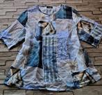 DORIS STREICH  Luchtige Linnen Pastel Blouse maat 52, Kleding | Dames, Grote Maten, Overige kleuren, Verzenden, Zo goed als nieuw