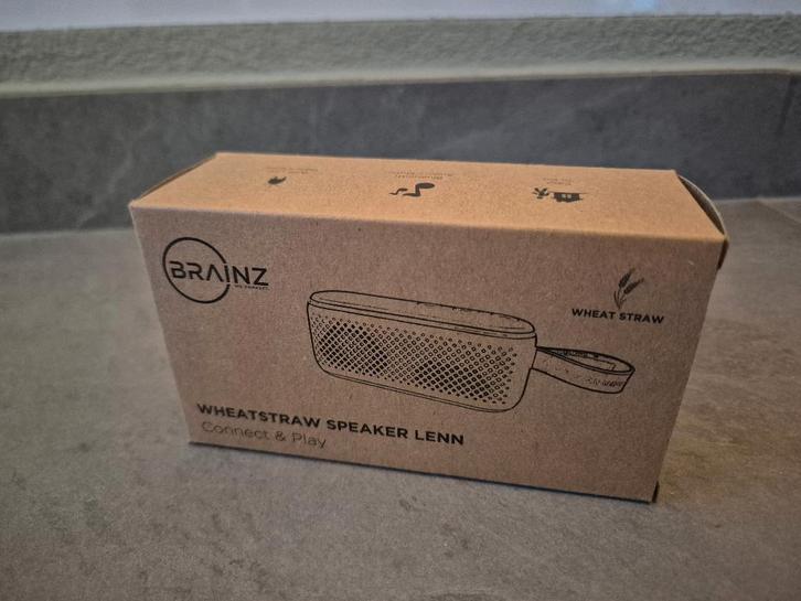 BRAINZ Bluetooth Speaker Lenn Wheatstraw, Audio, Tv en Foto, Luidsprekers, Nieuw, Overige typen, Minder dan 60 watt, Overige merken