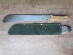 Eenvoudig kapmes machete 49,5 cm met stoffen schede ZGAN, Ophalen of Verzenden, Zo goed als nieuw