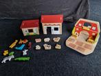 Verzameling houten speelgoed boerderij puzzels dieren trein, Verzamelen, Speelgoed, Ophalen of Verzenden, Zo goed als nieuw