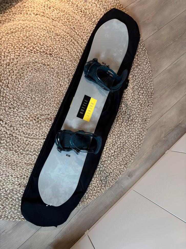K2 Bottle Rocket 156 incl K2 bindingen, Sport en Fitness, Snowboarden, Gebruikt, Board, Ophalen of Verzenden