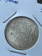 Nepal schitterende 50 paisa 2955, Postzegels en Munten, Munten | Azië, Ophalen of Verzenden, Zuidoost-Azië, Losse munt, Zilver