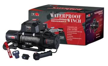Mooie sterke 12v lier compleet set met touw 4x4 beschikbaar voor biedingen