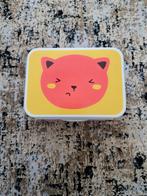 Leuke broodtrommel met kattengezicht, Ophalen of Verzenden, Gebruikt