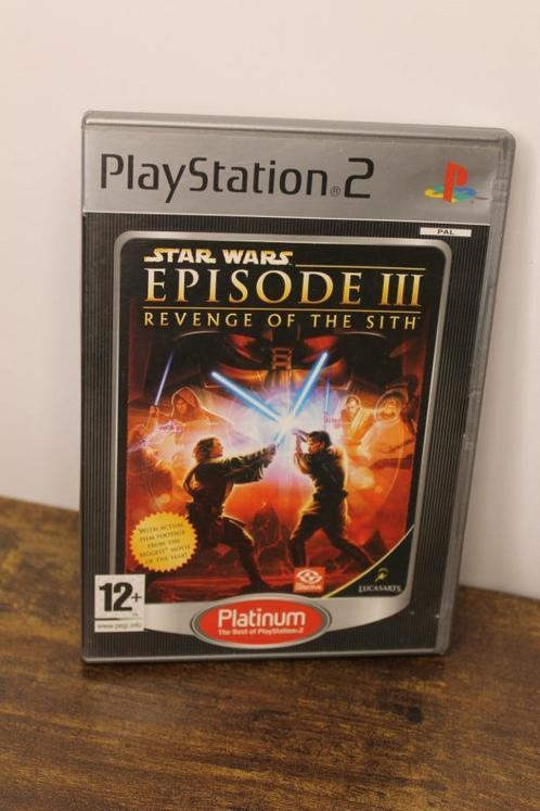 Star wars episode 3 revenge of the sith platinum ps2, Spelcomputers en Games, Games | Sony PlayStation 2, Gebruikt, Avontuur en Actie